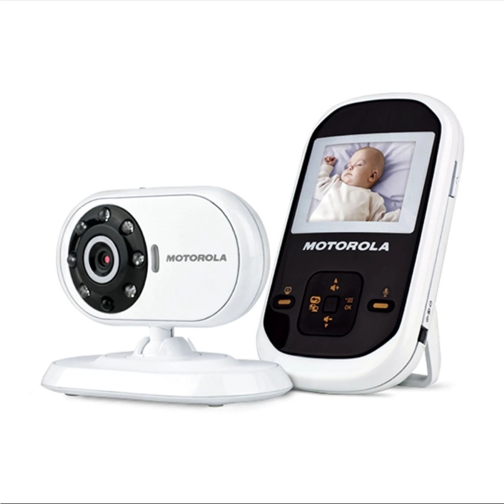 Motorola White and Black Baby Monitor with Camera